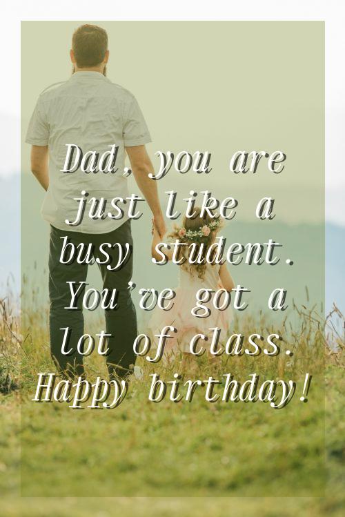 happy birthday wishes to father in telugu